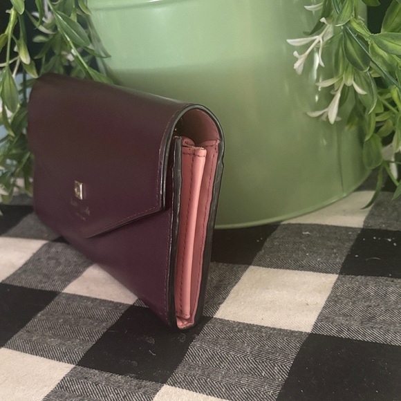 kate spade Envelope Wallet - Deep Plum - Picture 5 of 6